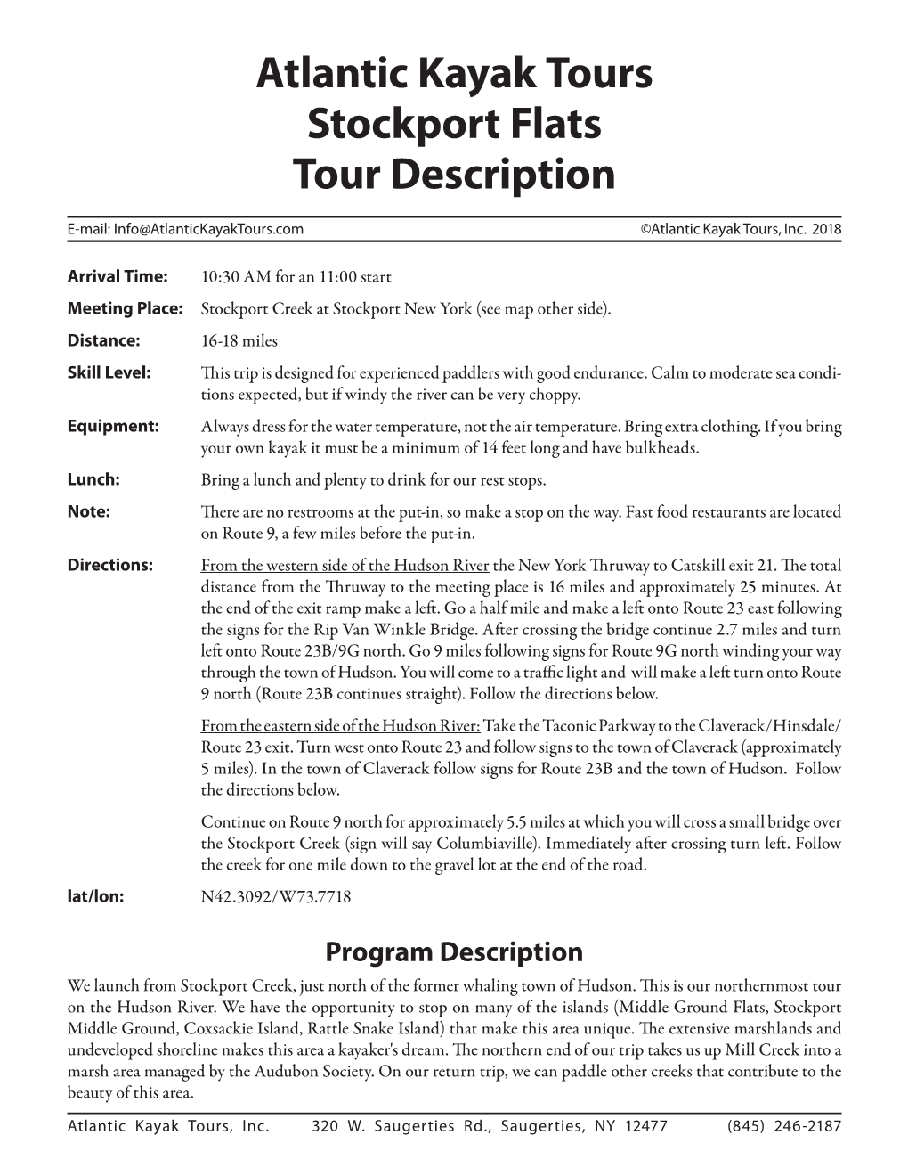 Stockport Flats Tour Description