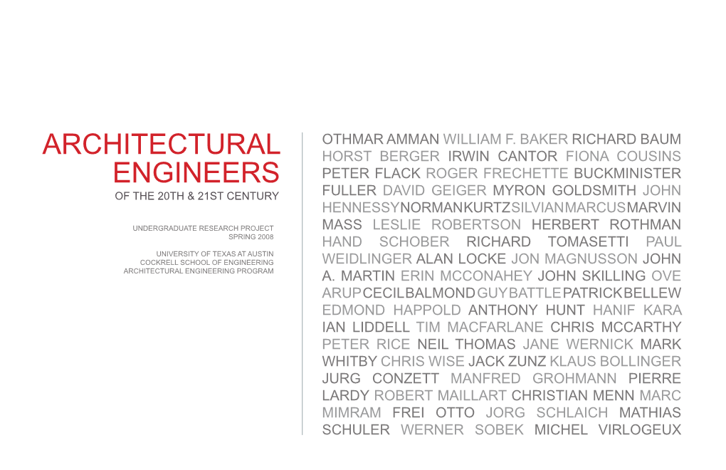 Architectural Engineers