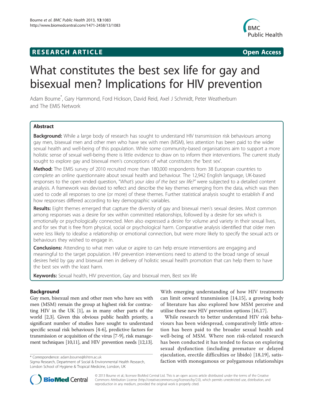 What Constitutes the Best Sex Life for Gay And