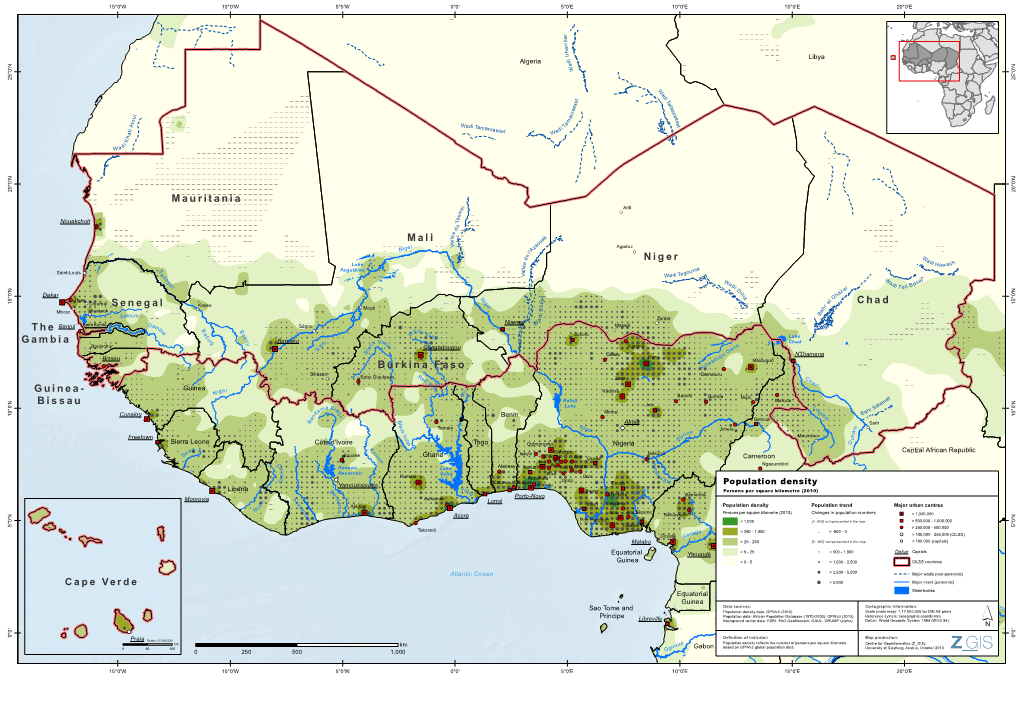 Mali Chad Niger Mauritania Senegal Burkina Faso Guinea- Bissau the Gambia Cape Verde