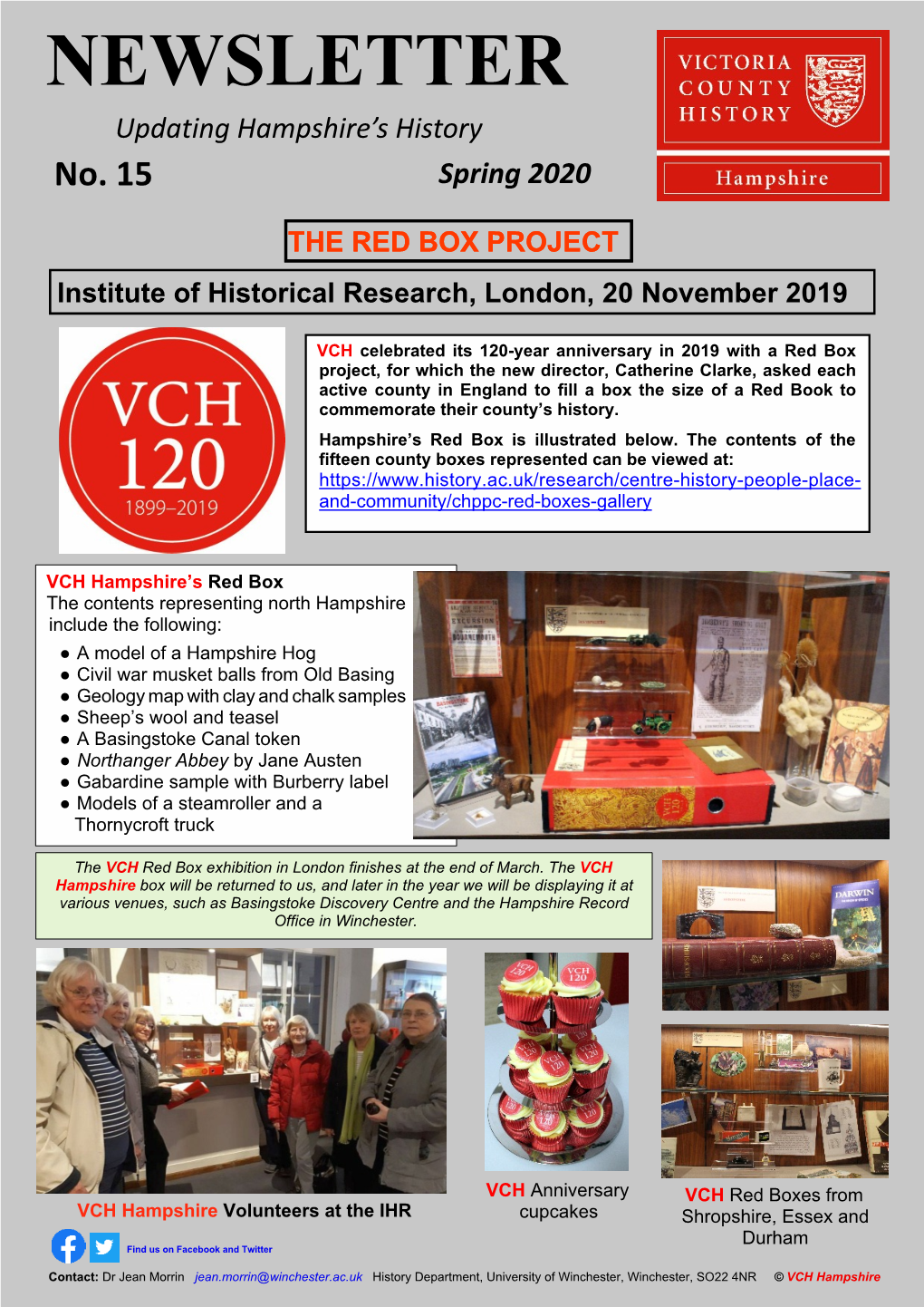 VCH Hants Newsletter, Spring 2020.Pdf