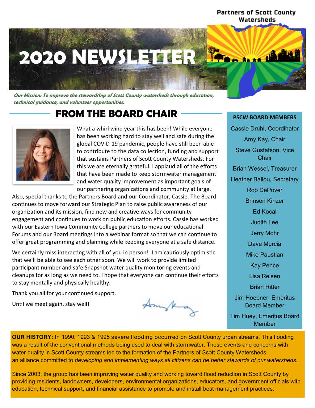 2020 Newsletter