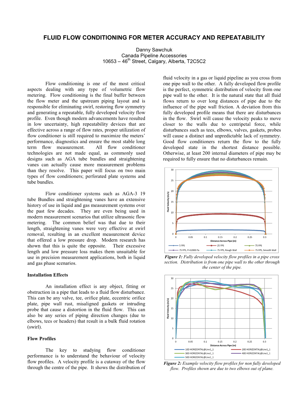 Fluid Flow Conditioning for Meter Accuracy and Repeatability