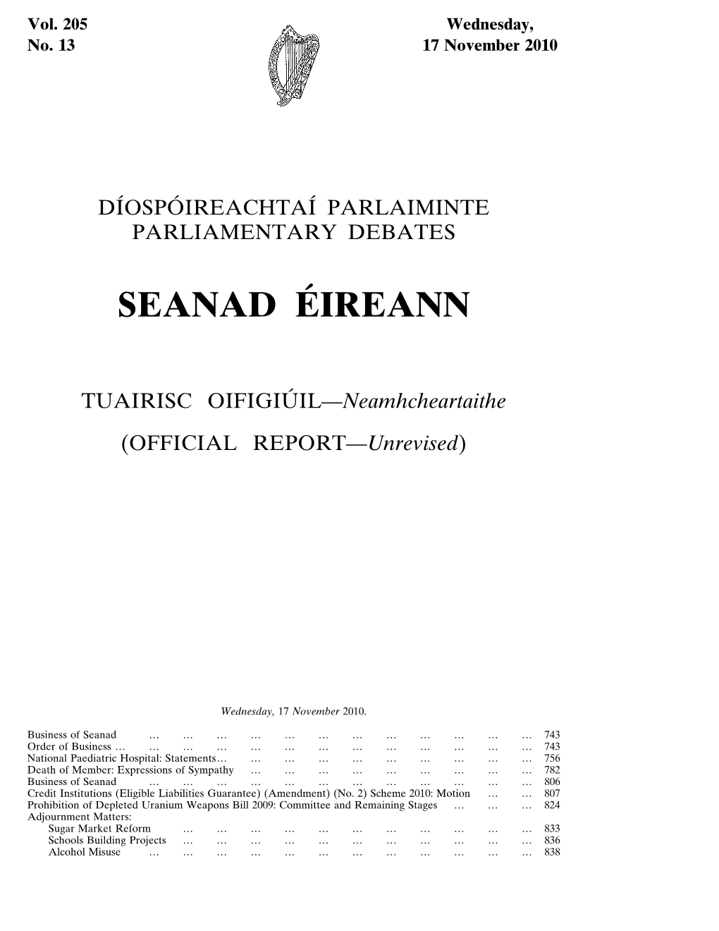 Seanad Éireann