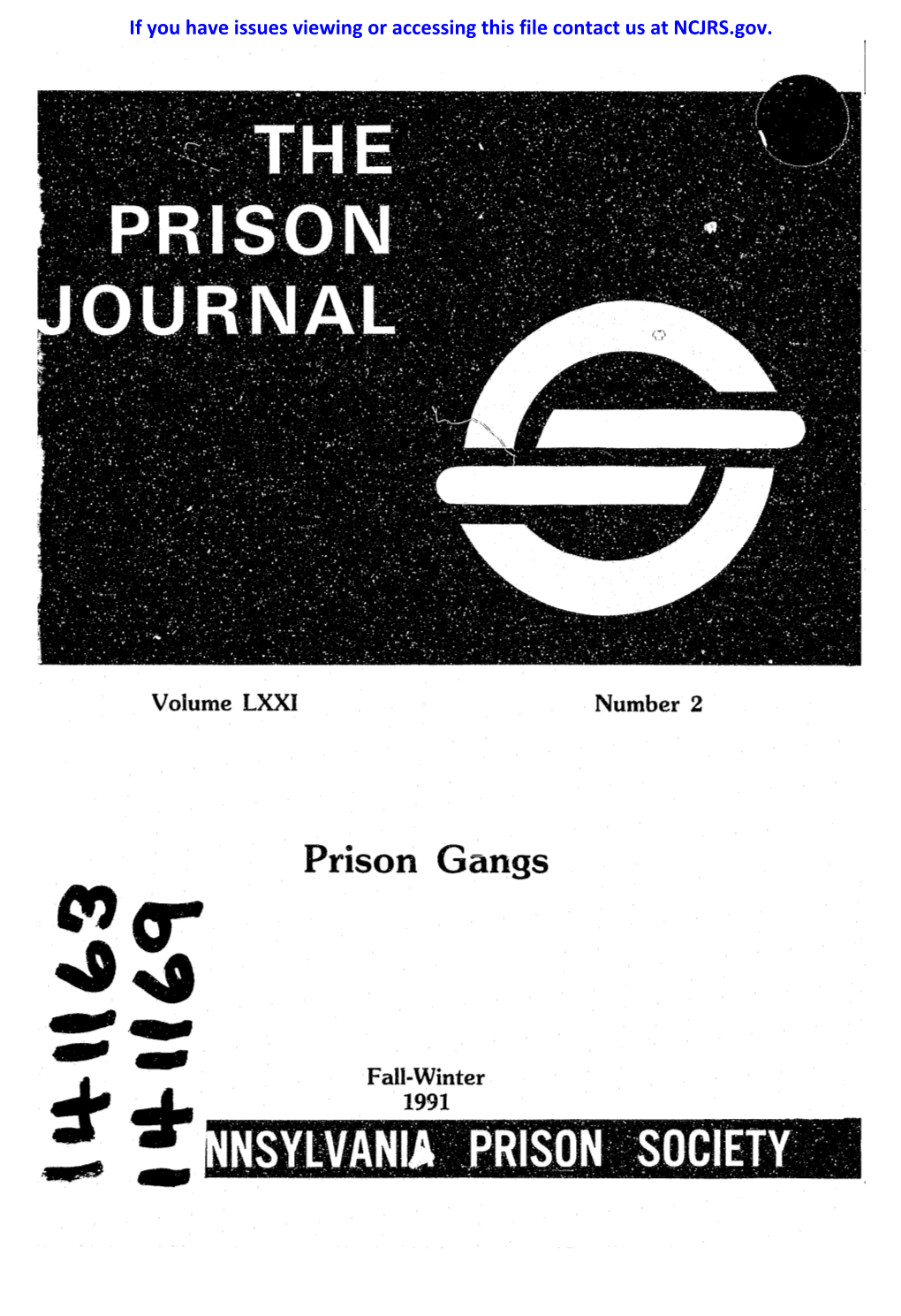 Prison Gangs