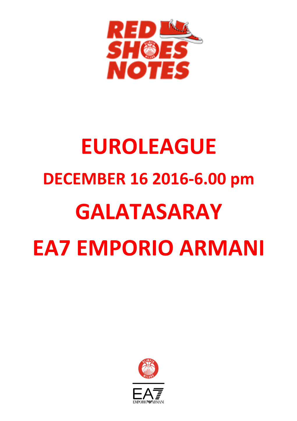 Galatasaray-Olimpia Game Notes