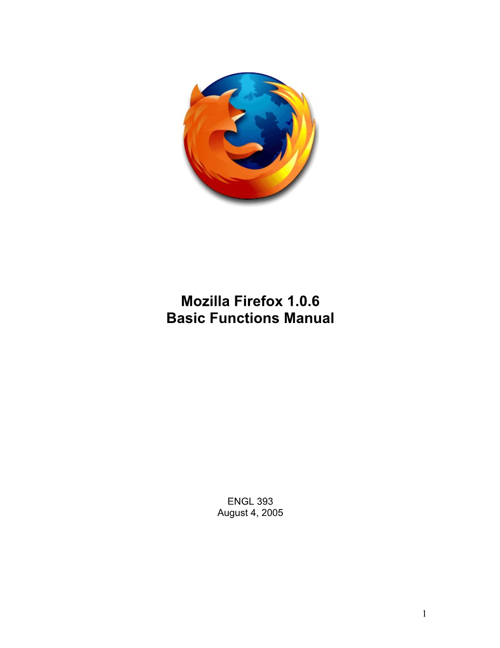 Mozilla Firefox 1.0.6