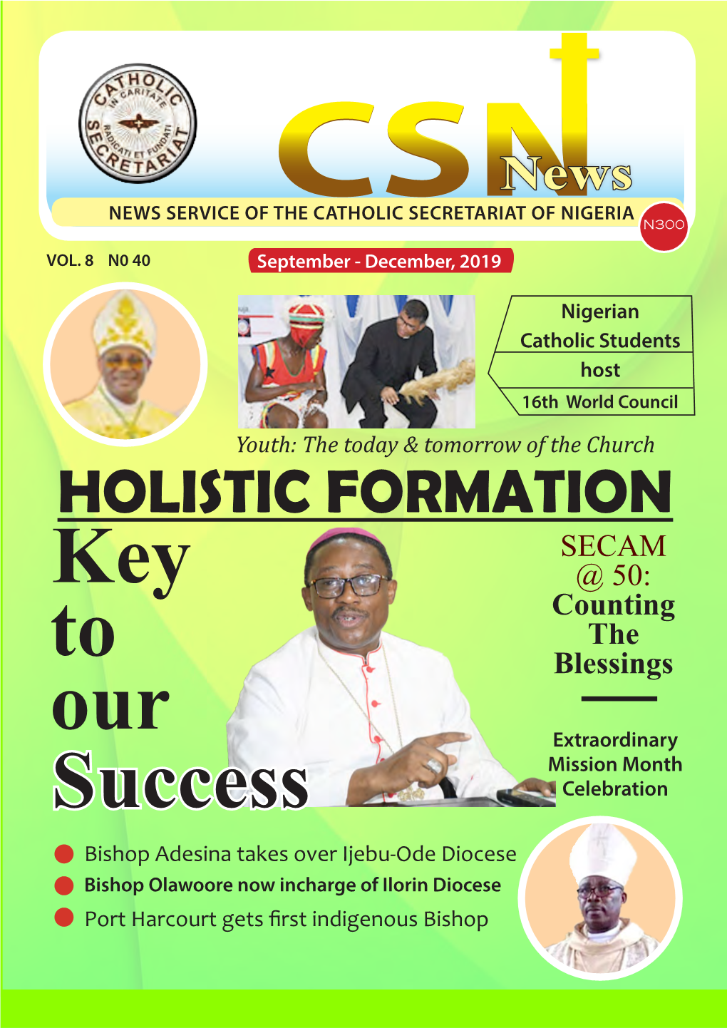 KEY to OUR SUCCESS STORY Christian Denominations in the Area