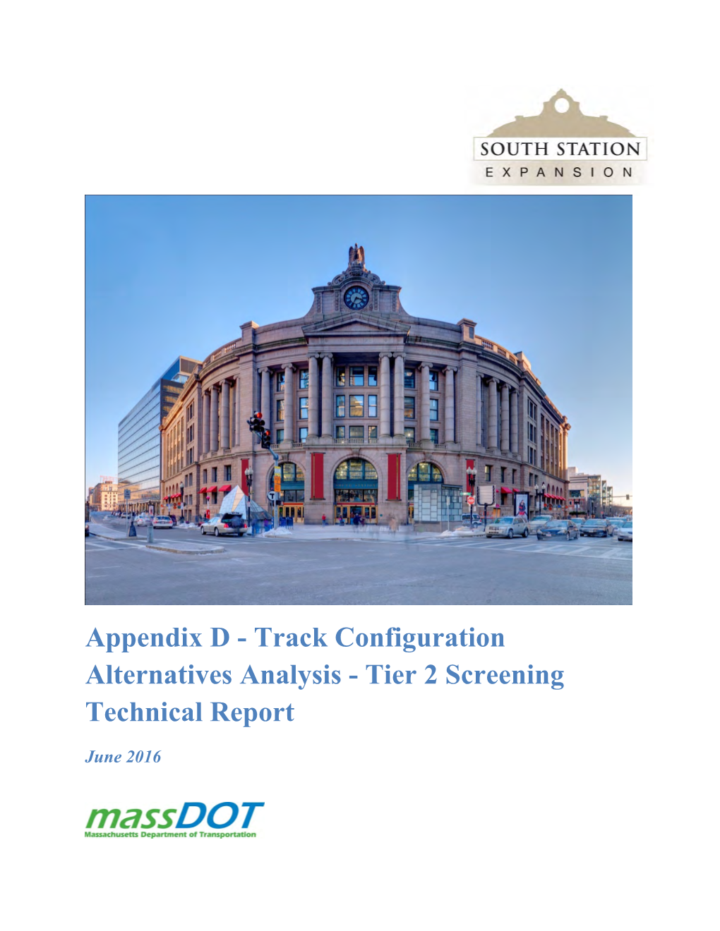 South Station Expansion Project – Appendix D