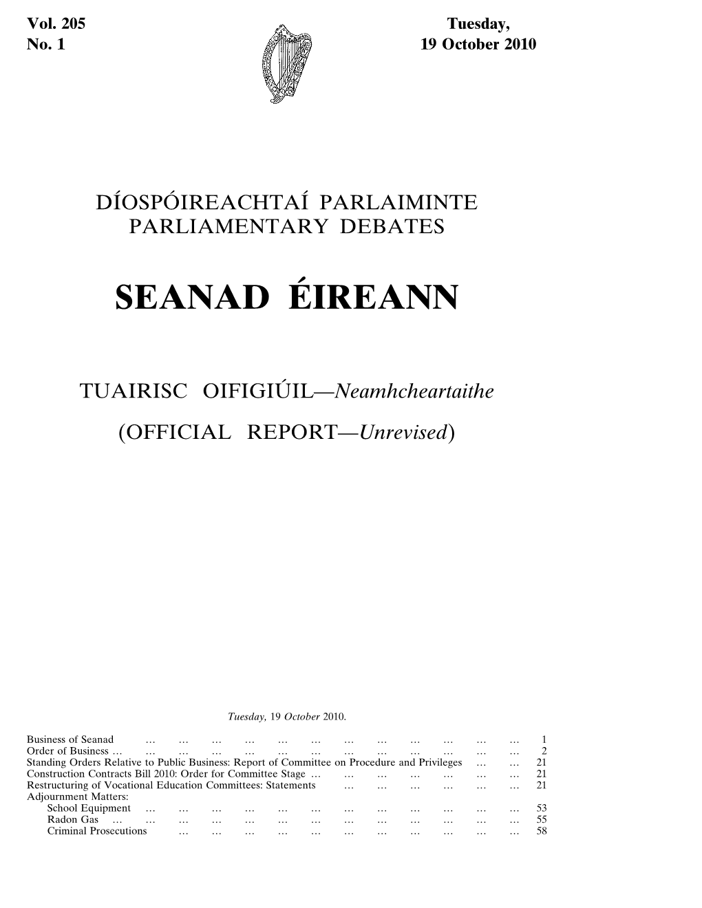 Seanad Éireann