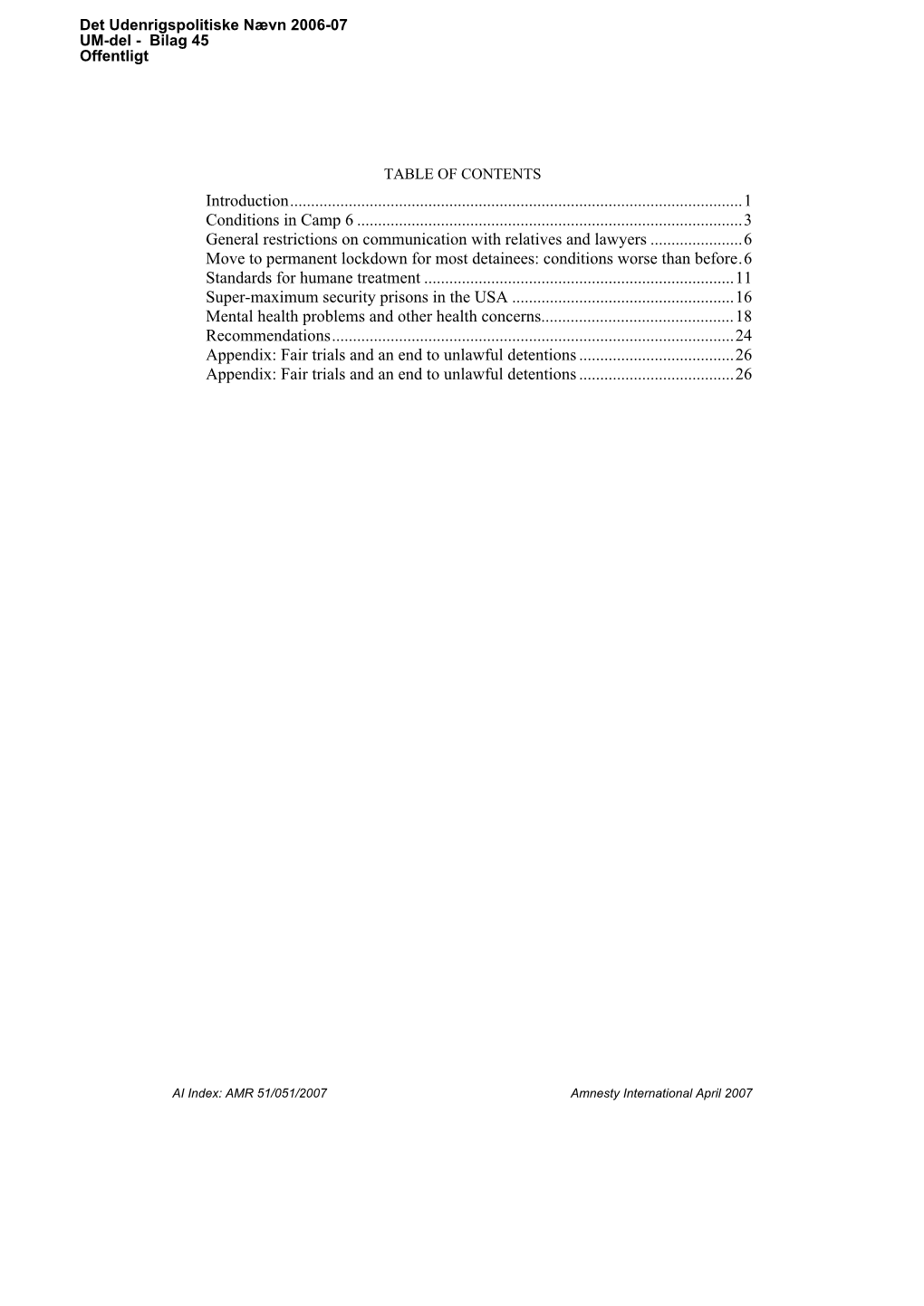 Conditions of Isolation for Detainees at Guantánamo Bay