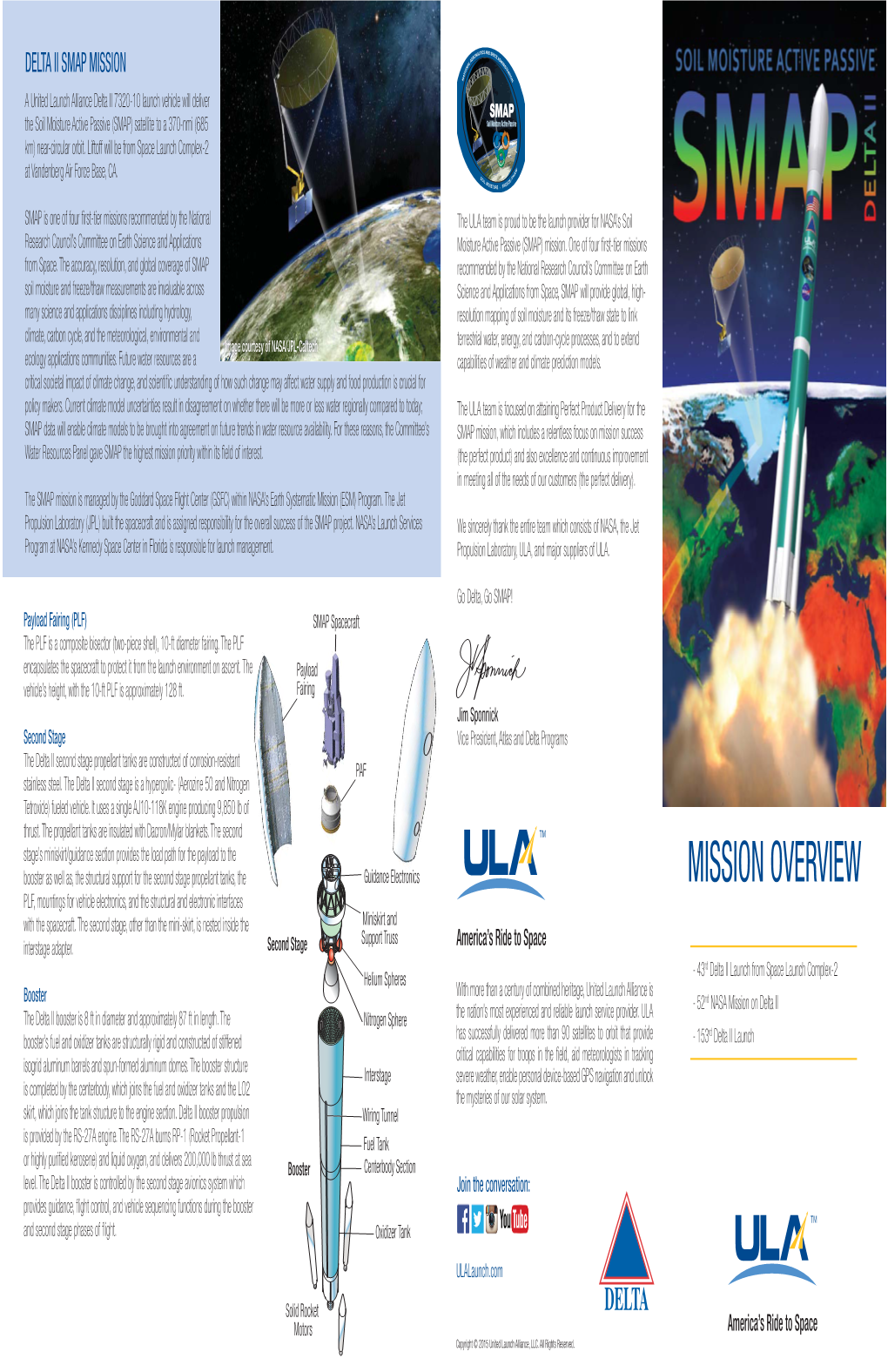 Delta II SMAP Mission Brochure