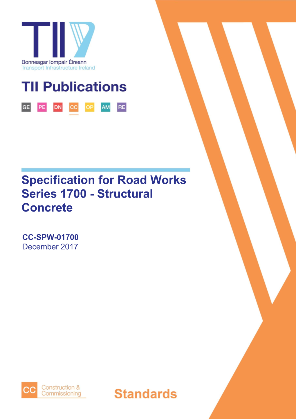 Specification for Road Works Series 1700 - Structural Concrete
