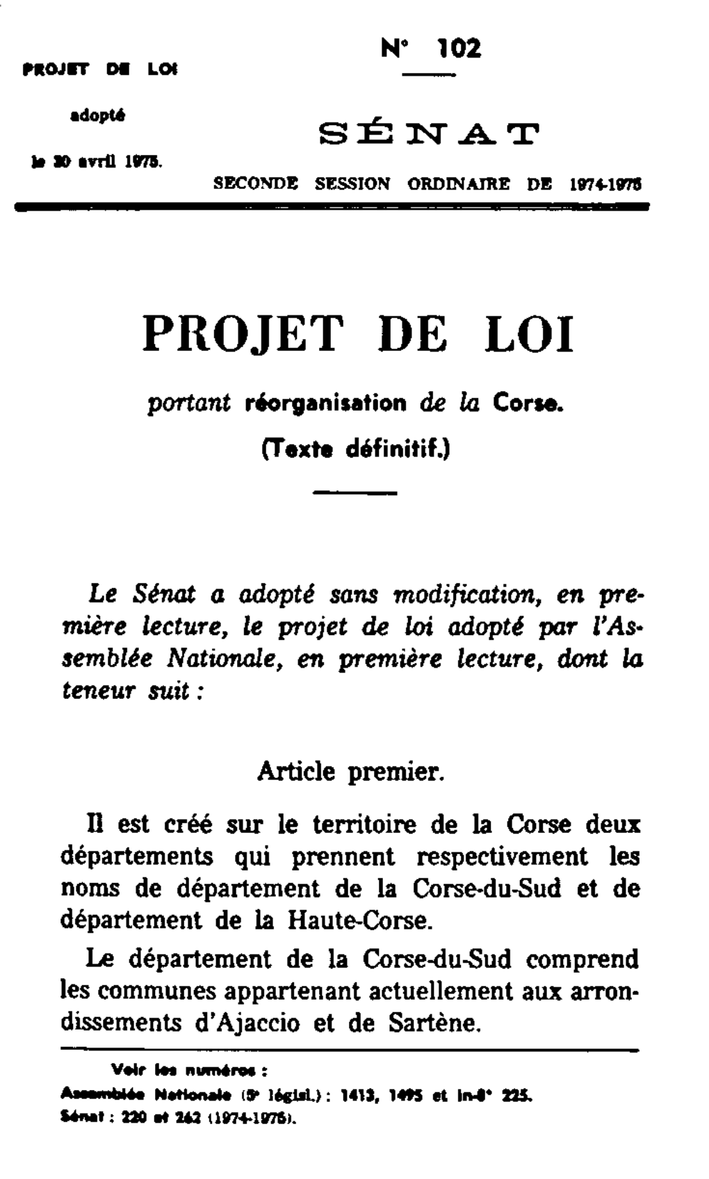 Projet De Loi