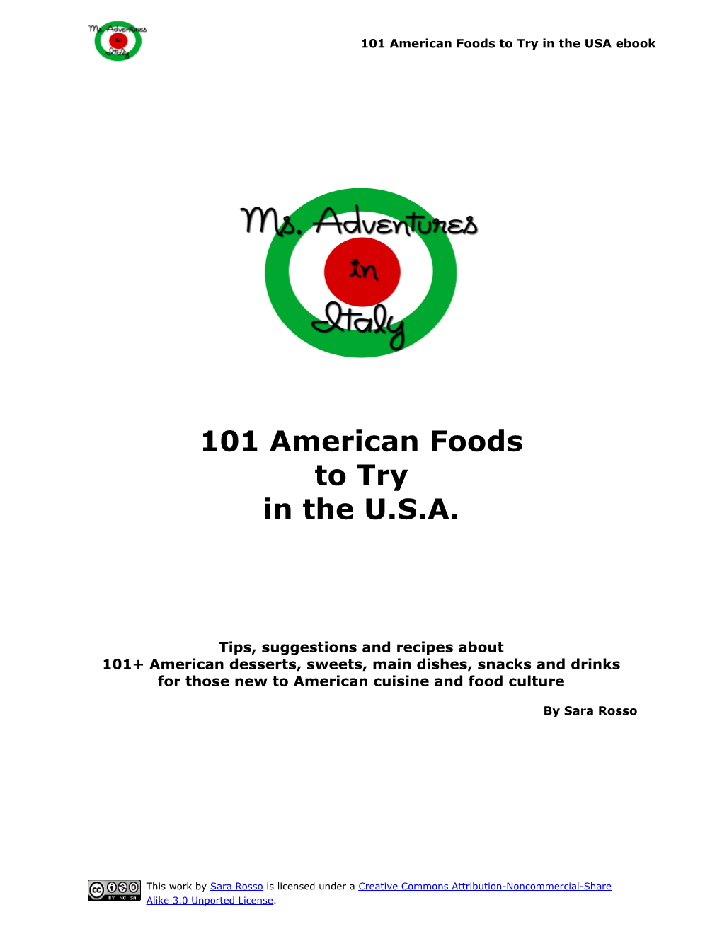 101 American Foods to Try in the USA Ebook