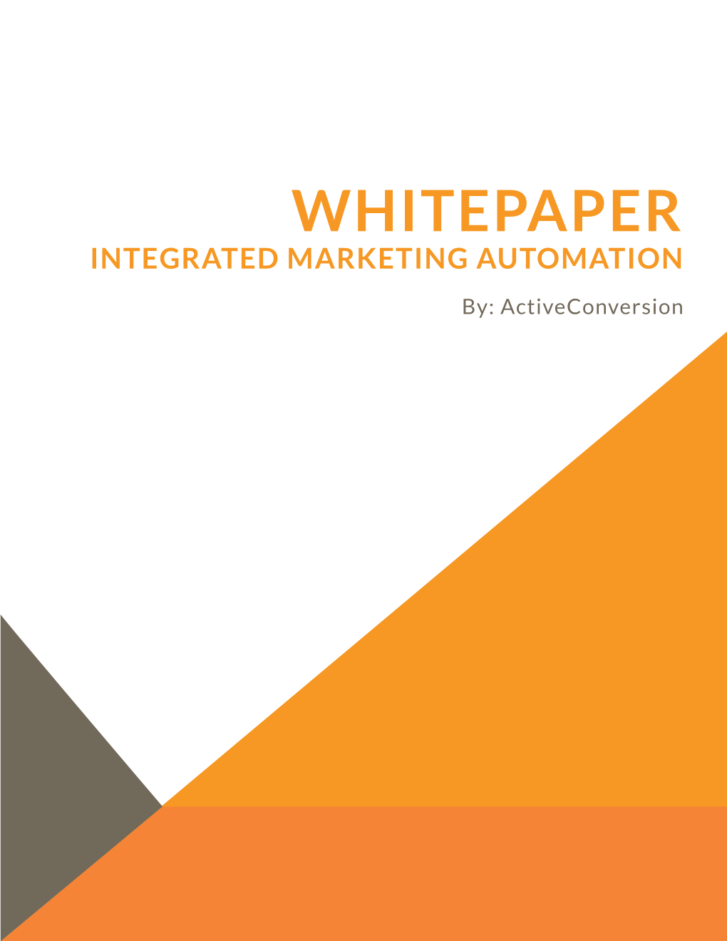 Whitepaper Integrated Marketing Automation