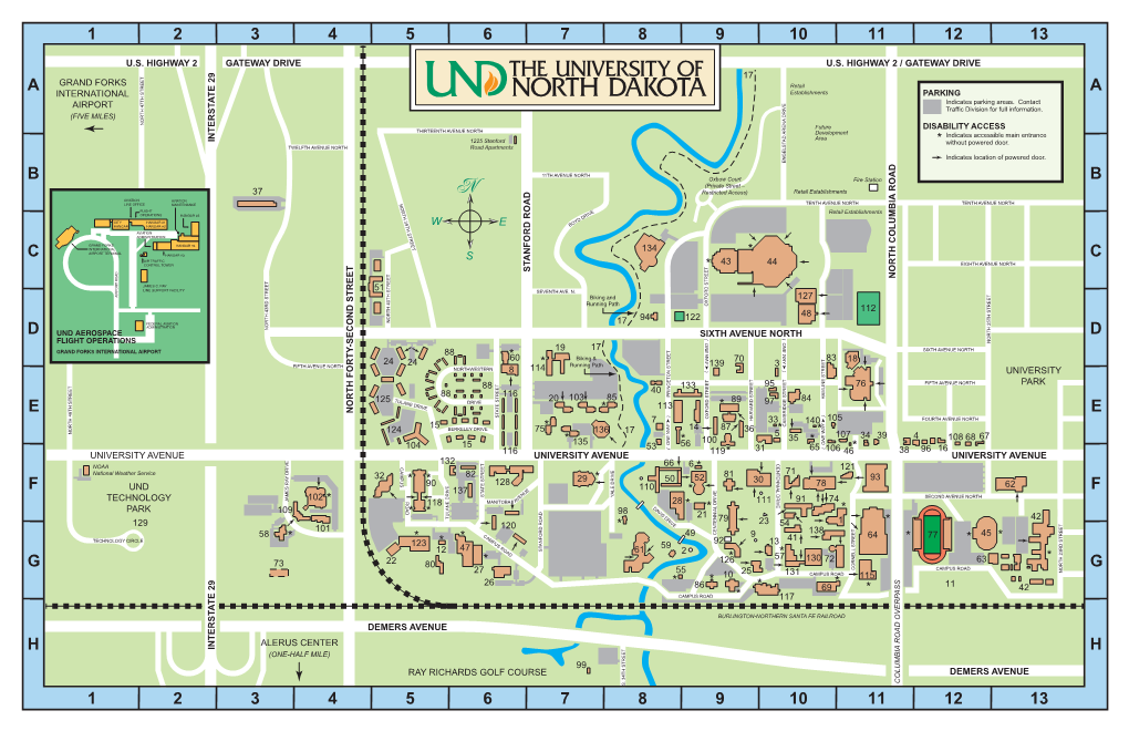 University of ND Map.Pdf