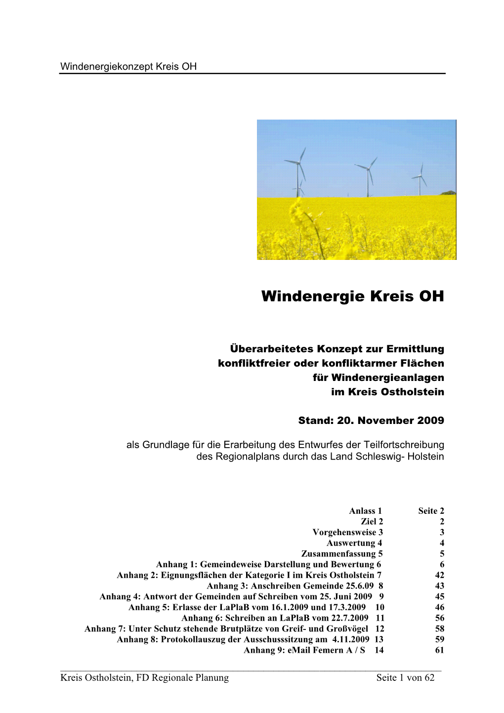 Windenergie Kreis OH