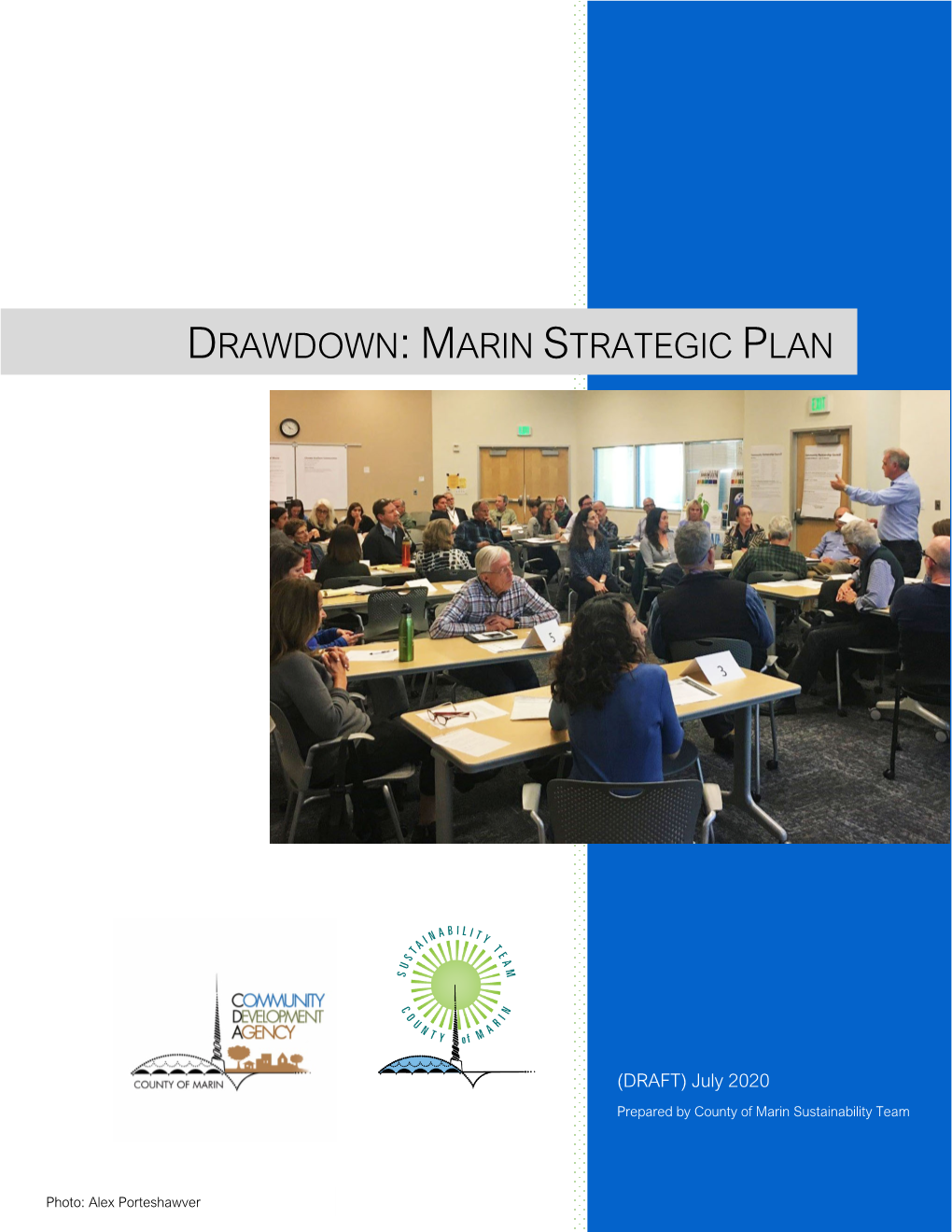 DRAFT Drawdown: Marin Strategic Plan