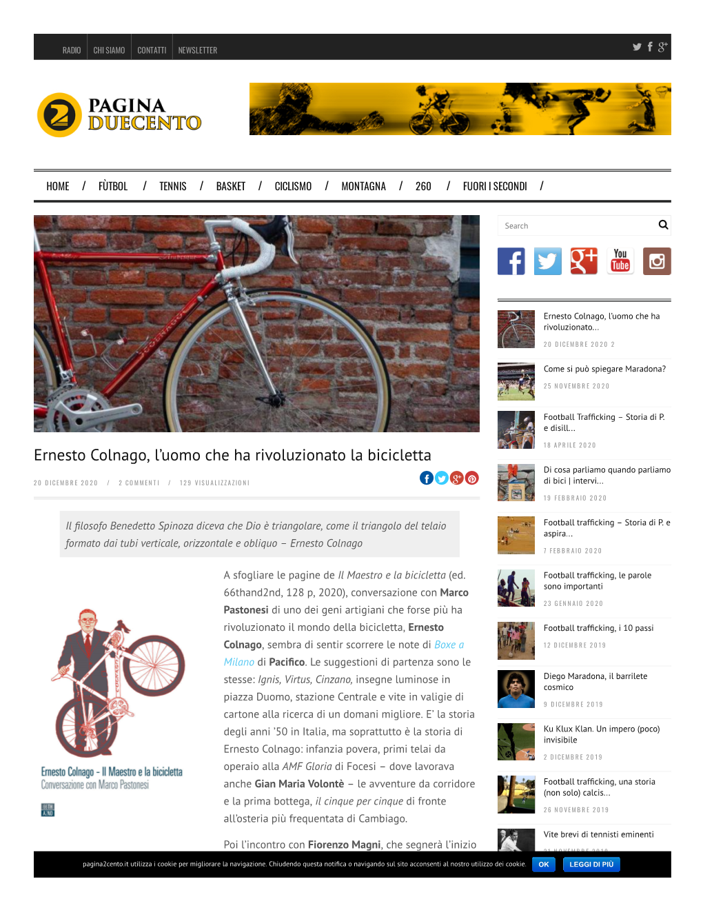 Ernesto Colnago, L'uomo Che Ha Rivoluzionato La Bicicletta