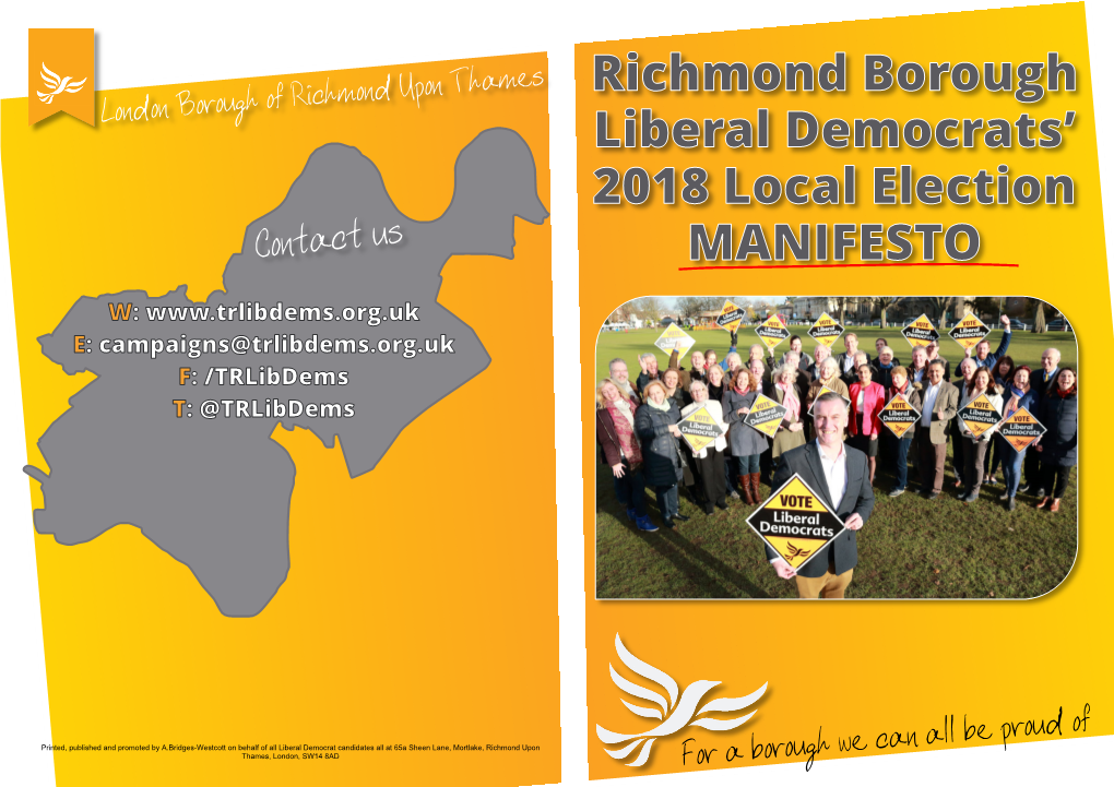 Liberal Democrats' Manifesto