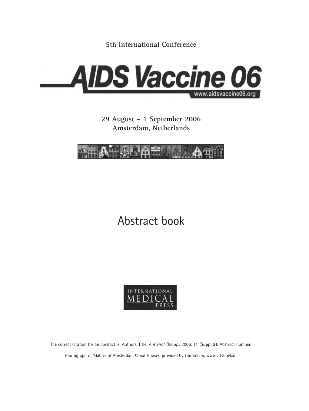 AIDS 2006 Prelim Matter 15/8/06 15:44 Page I