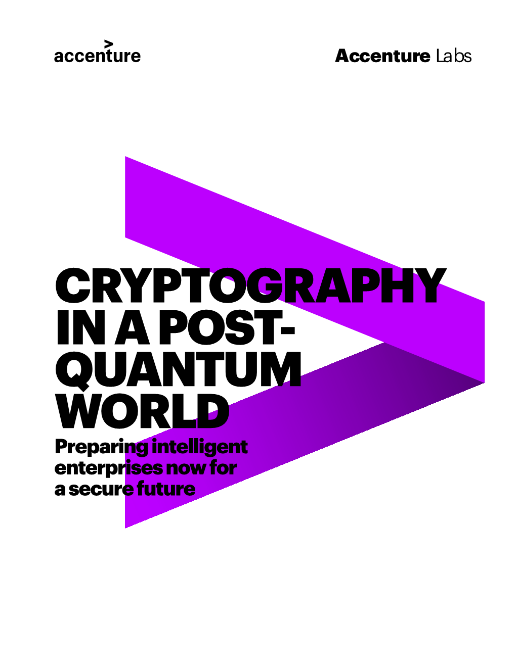 CRYPTOGRAPHY in a POST- QUANTUM WORLD Preparing Intelligent Enterprises Now for a Secure Future EXECUTIVE SUMMARY