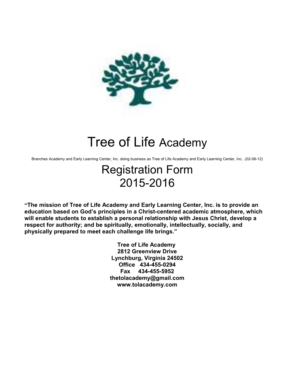 Tree of Life Academy