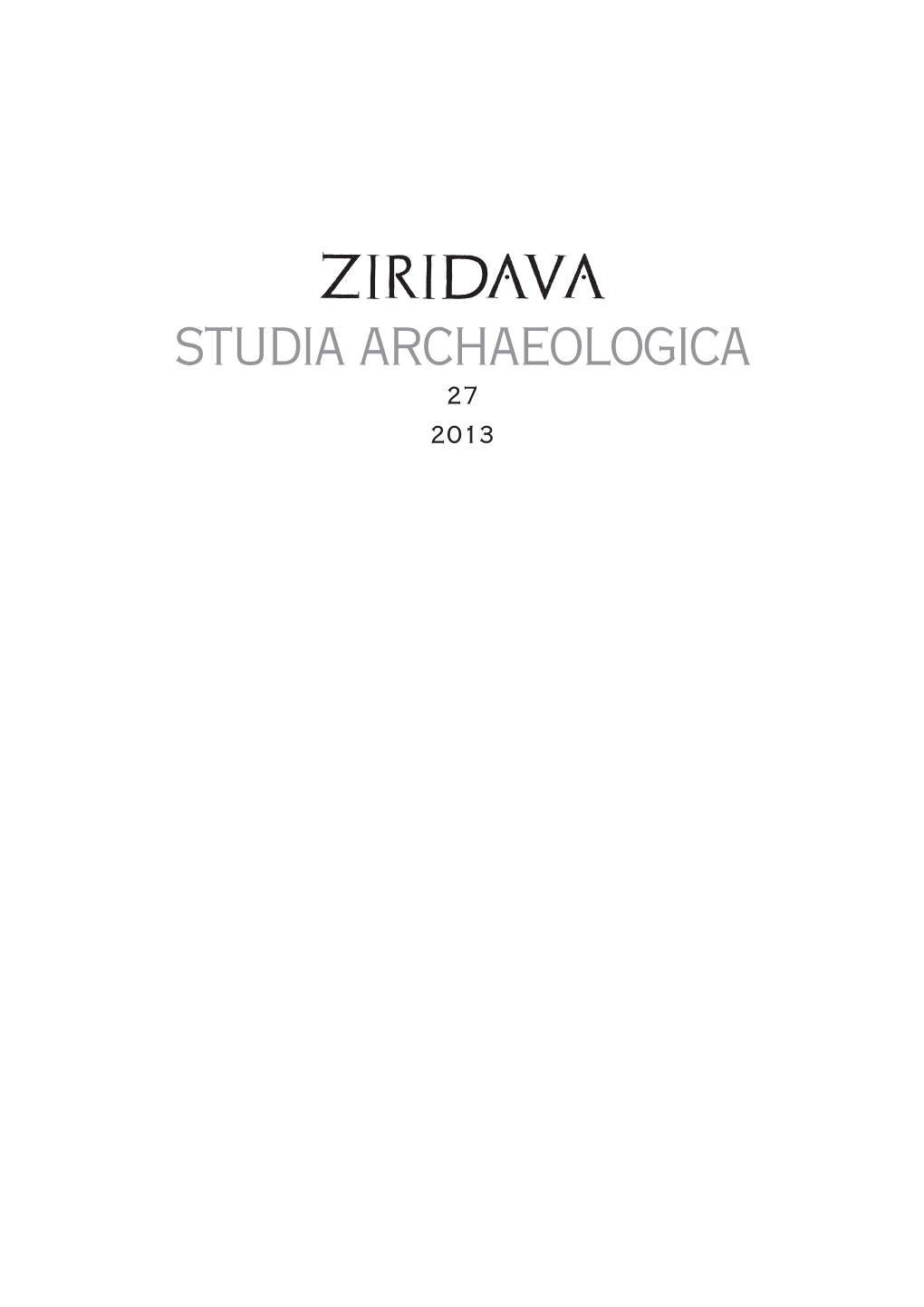 Landmarks in the Development of Carthographic Representations of the Dacian Settlement in Ardeu (Municipality of Balşa, Hunedoara County) 145
