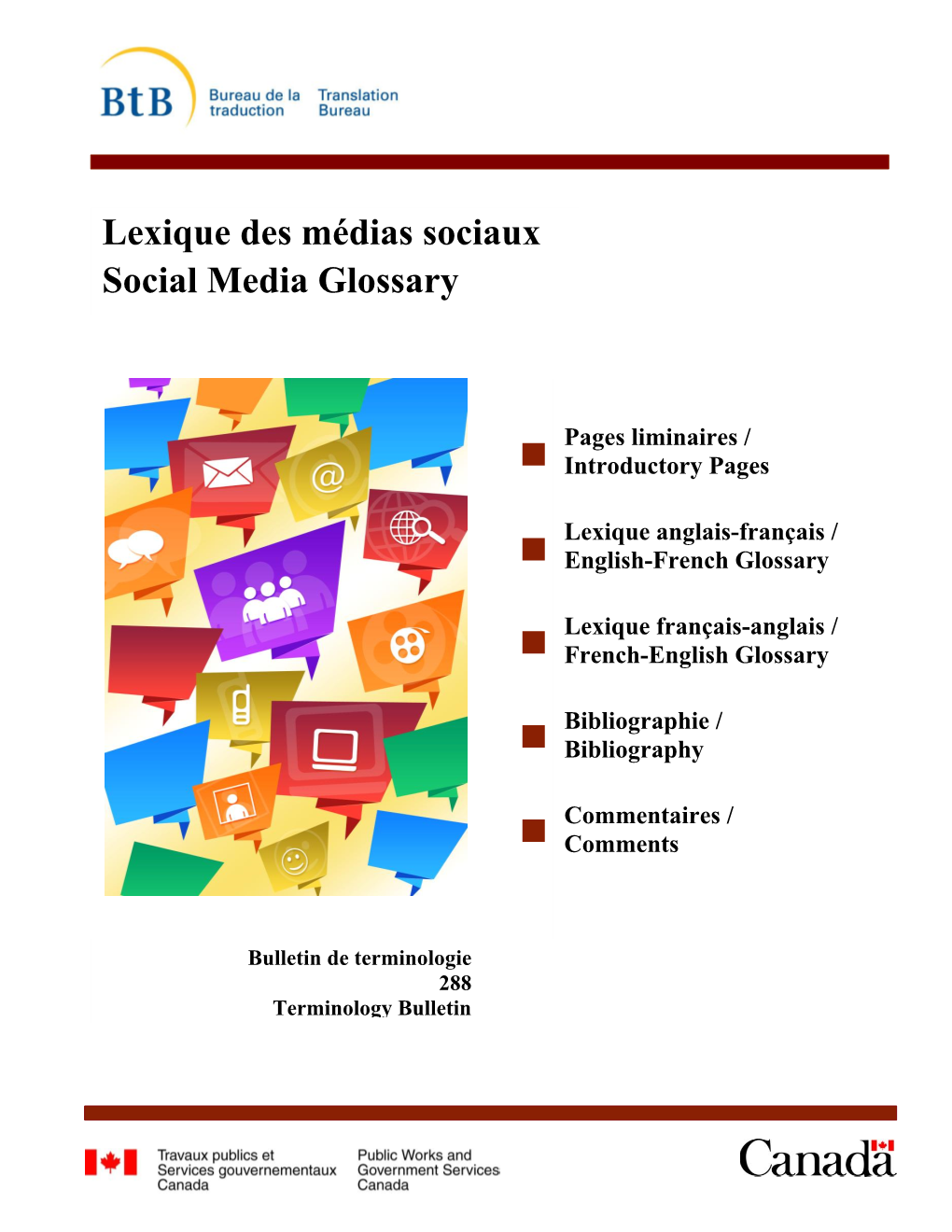 Lexique Des Médias Sociaux Social Media Glossary