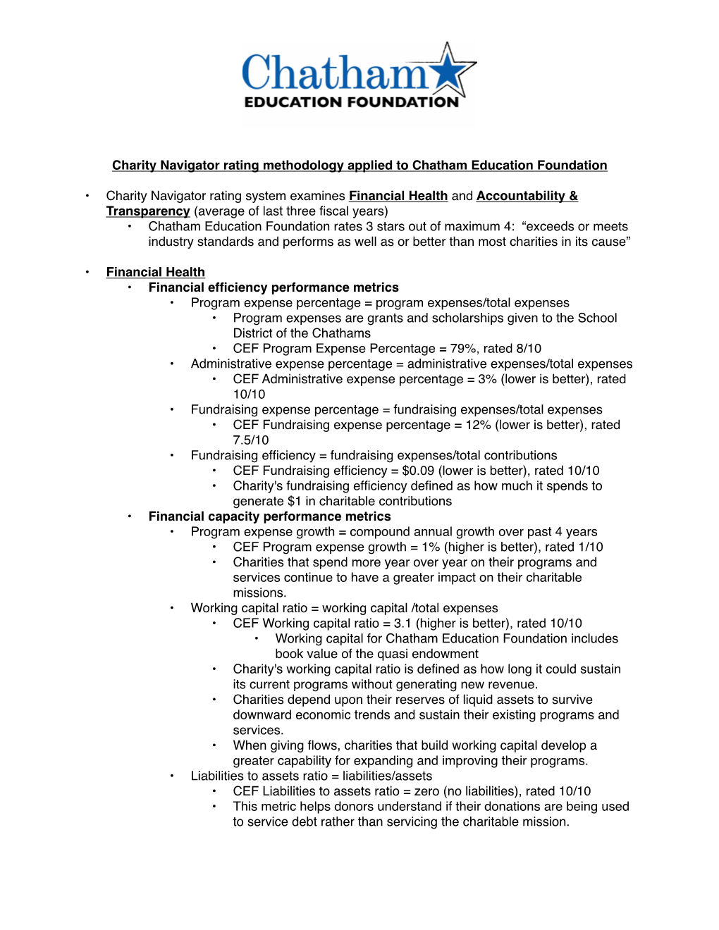 Charity Navigator Analysis