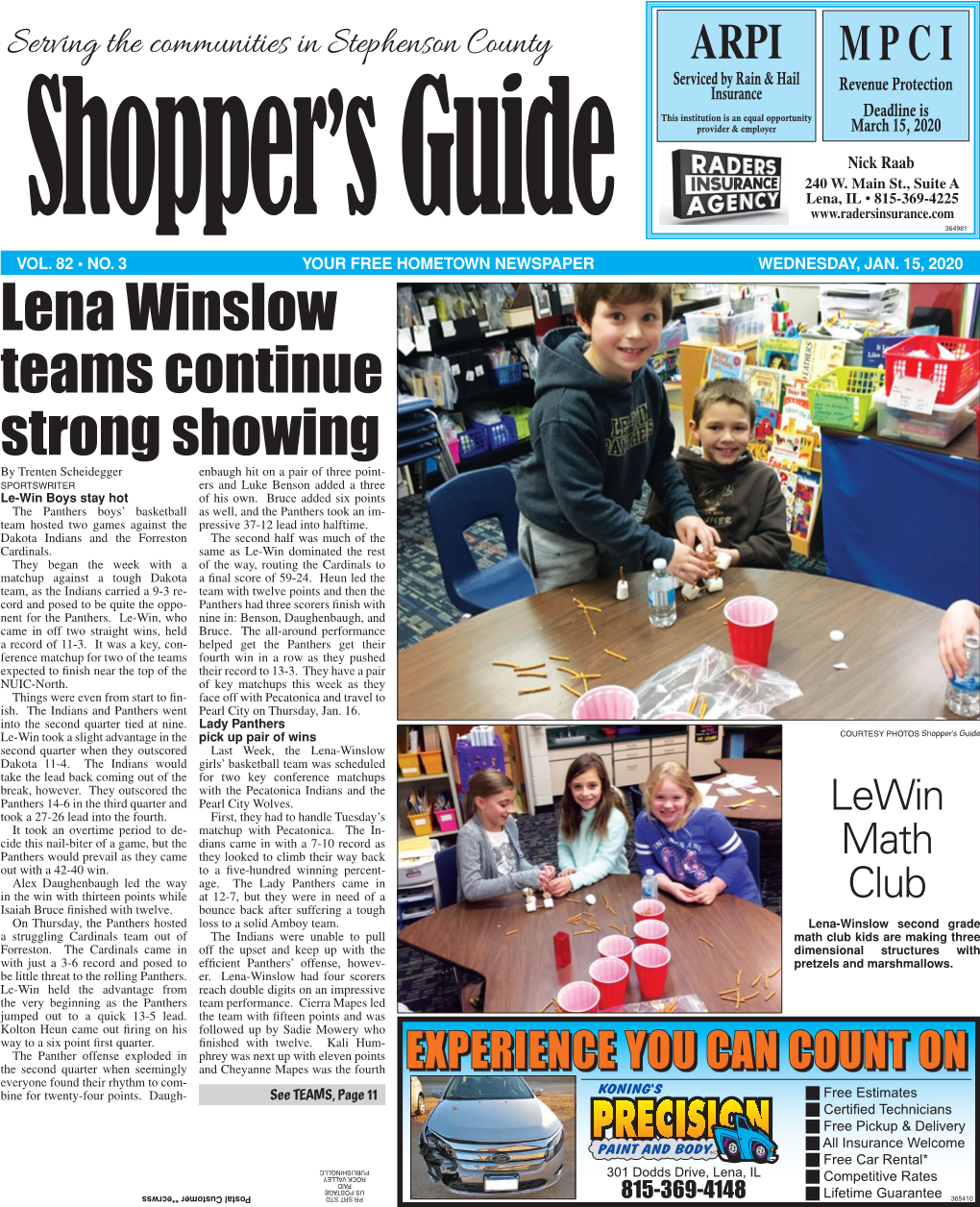 Lena Winslow Teams Continue Strong Showing