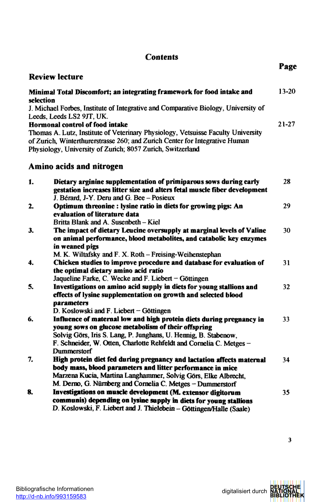 Contents Page Review Lecture Amino Acids and Nitrogen