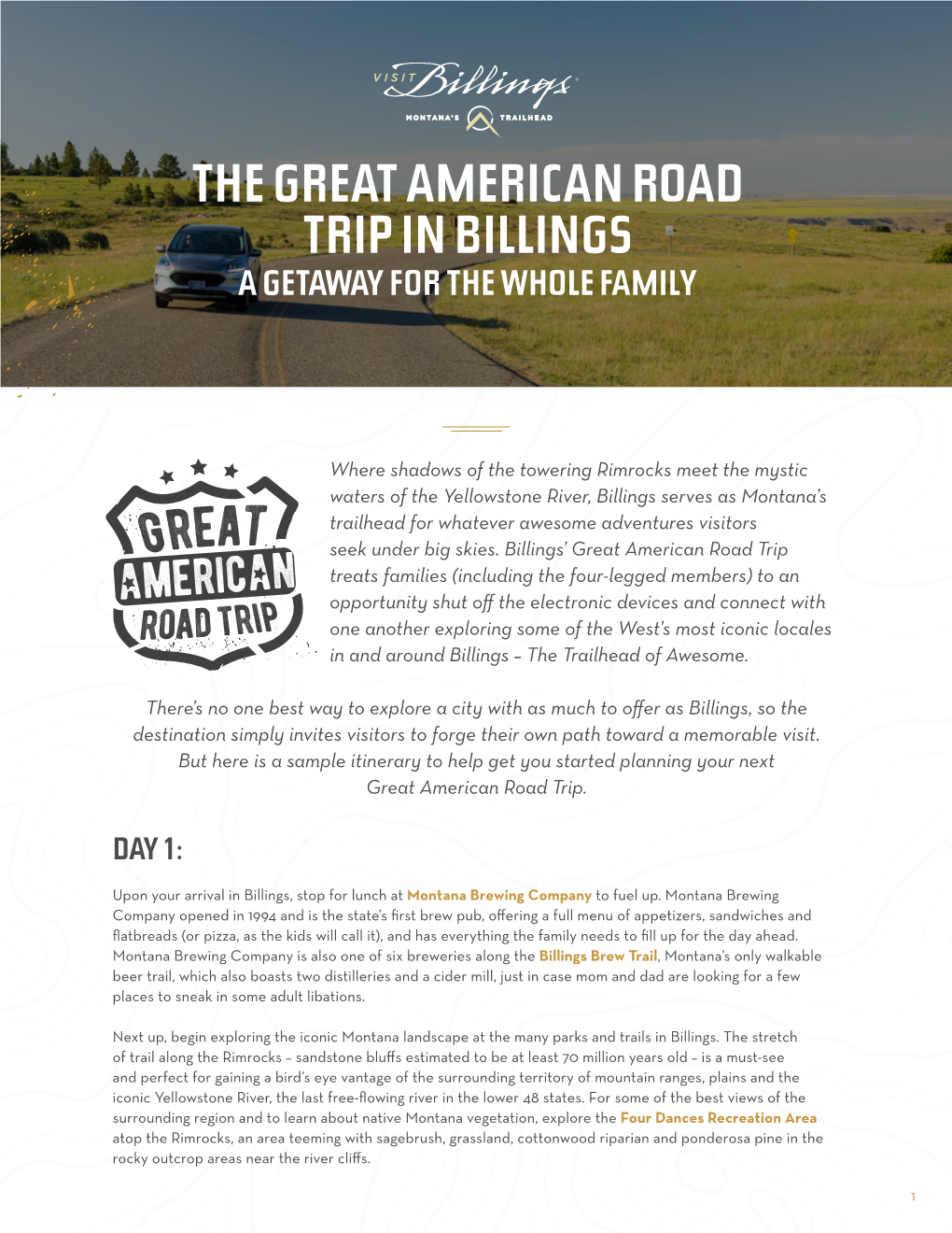 Family Getaway & Great American Road Trip