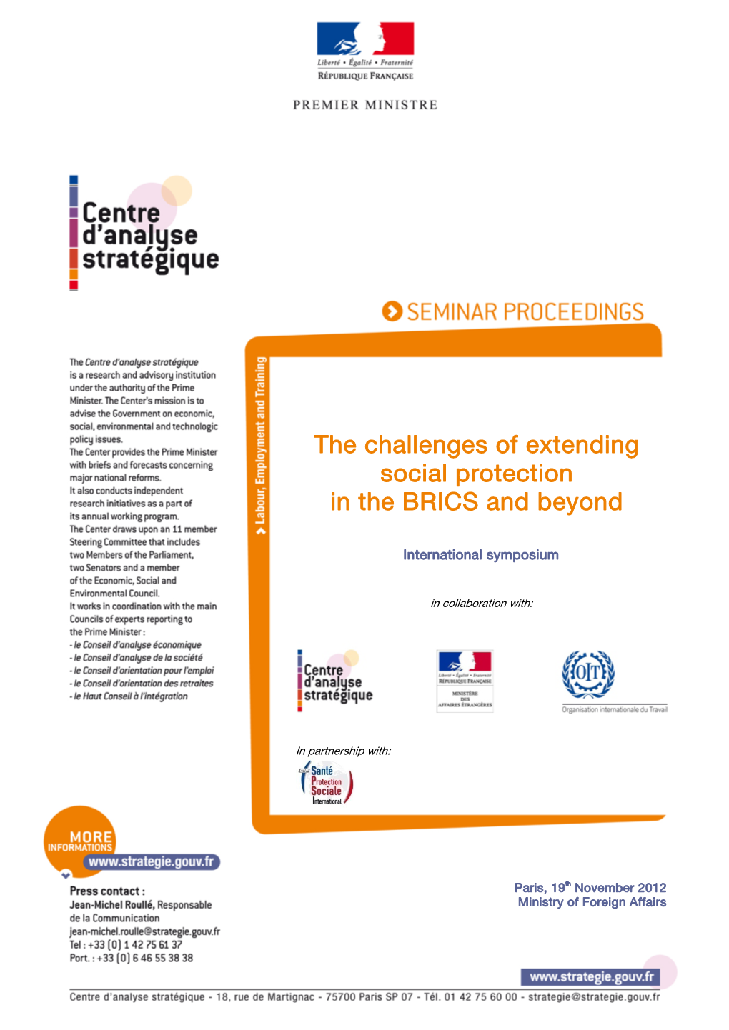 The Challenges of Extending Social Protection in the BRICS and Beyond