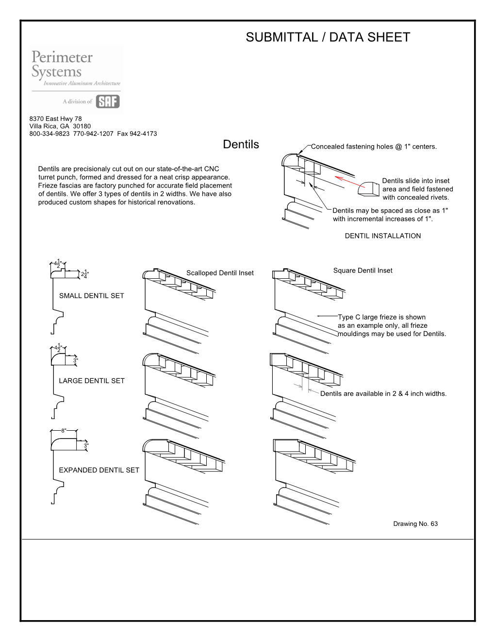 Submittal / Data Sheet