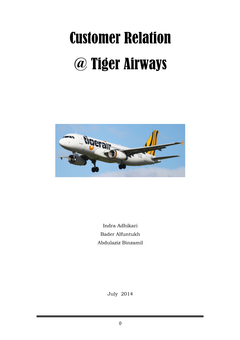 Strategic Marketing at Tiger Airlines