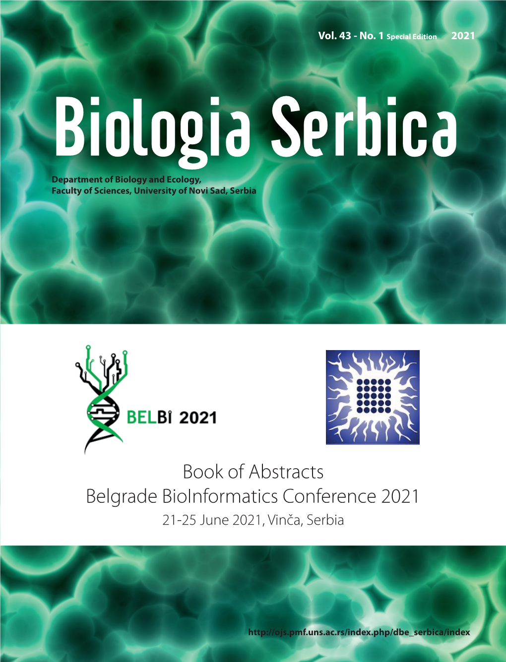 Book of Abstracts Belgrade Bioinformatics Conference 2021