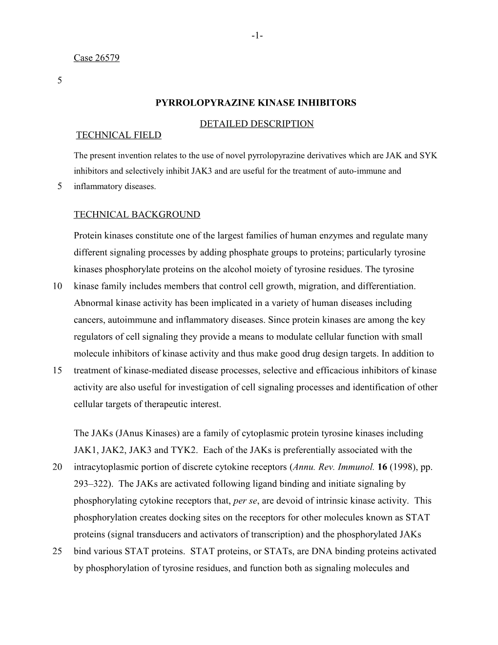 Pyrrolopyrazine Kinase Inhibitors