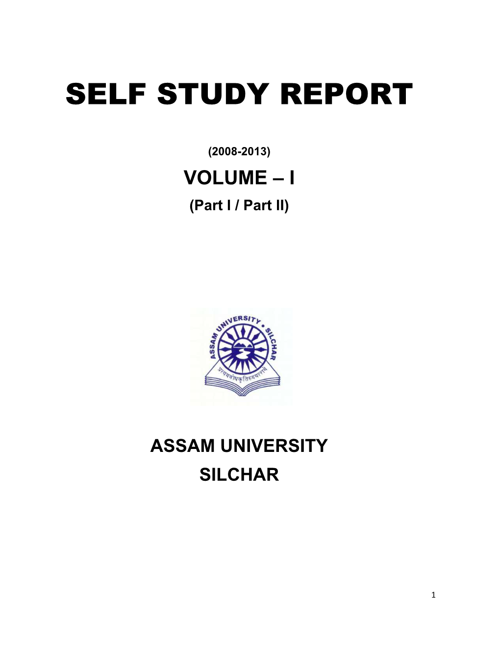 Self Study Report