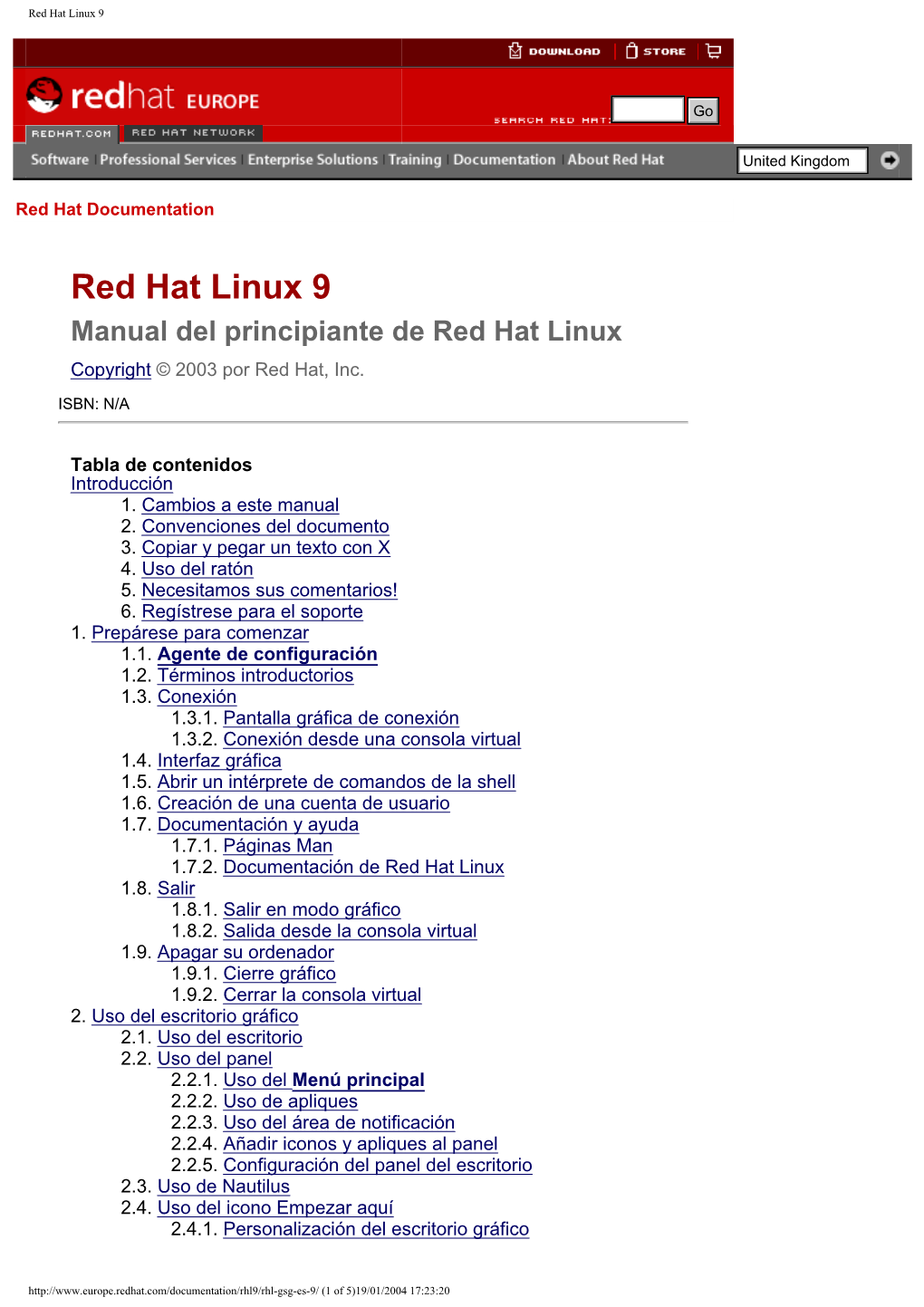 Red Hat Linux 9