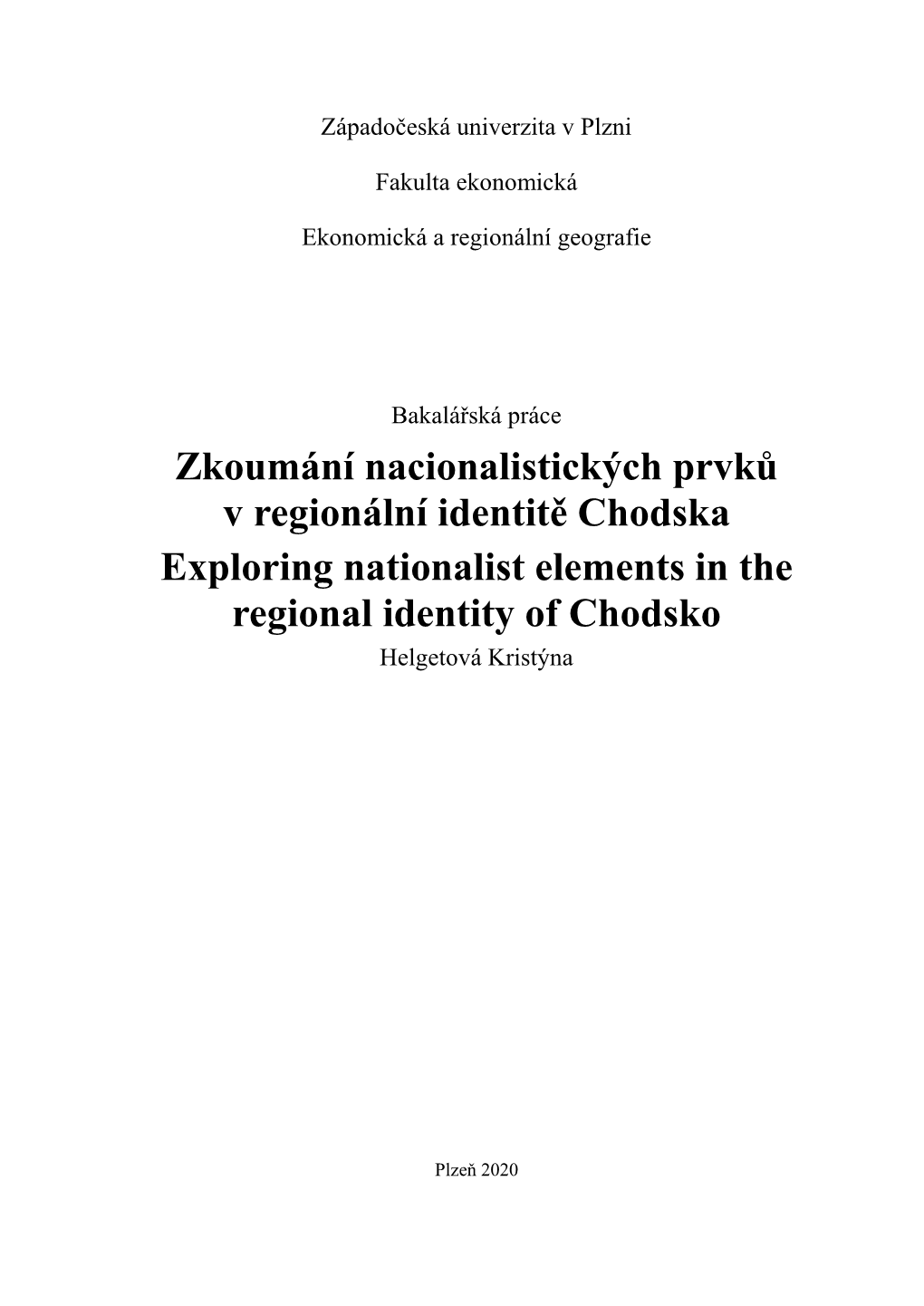 "Chodsko"? 60% 50% 40% 30% 20% 10% 0% Podíl Hlasů