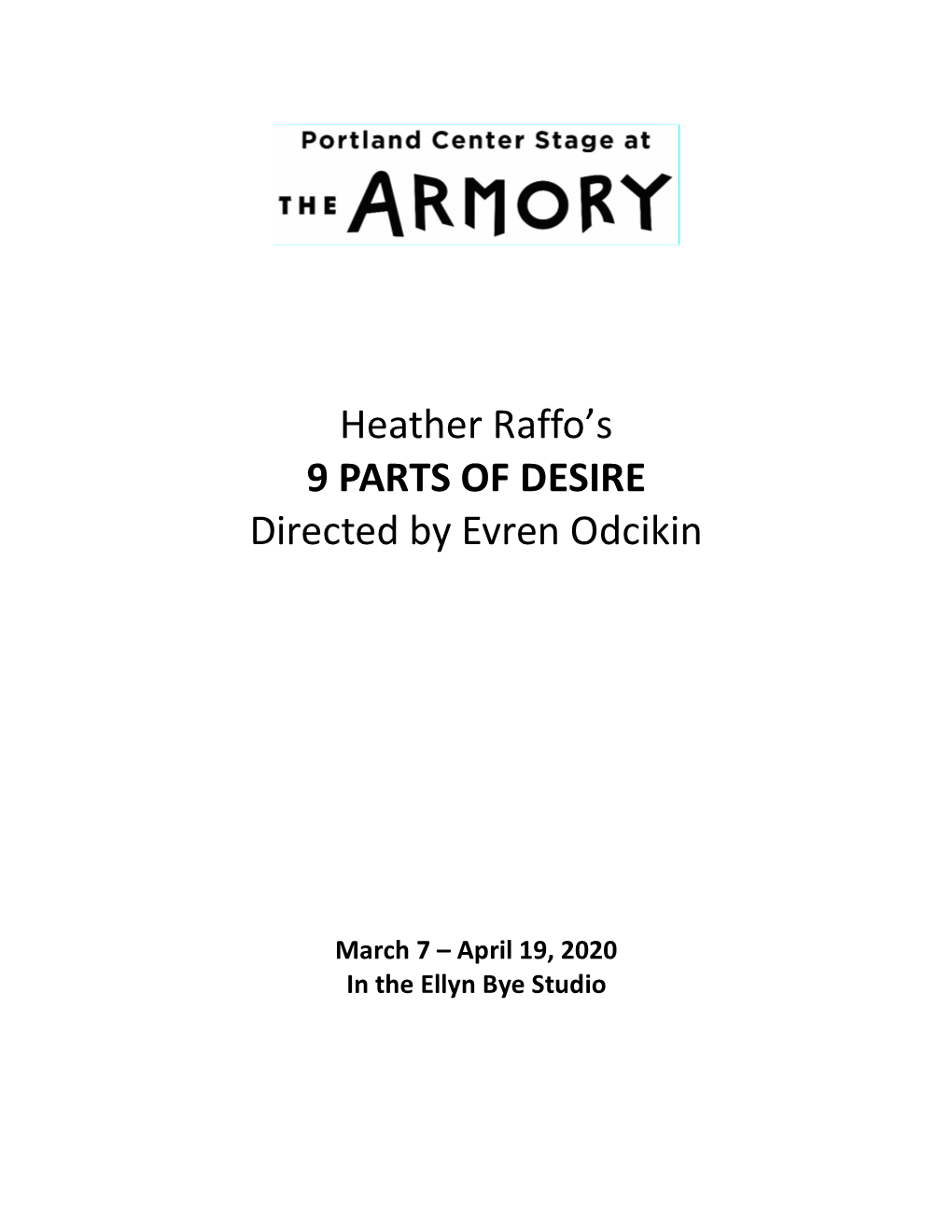 Heather Raffo's 9 PARTS of DESIRE Directed by Evren Odcikin