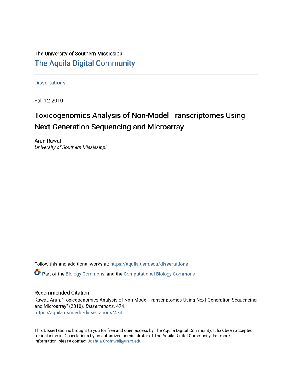 Toxicogenomics Analysis of Non-Model Transcriptomes Using Next-Generation Sequencing and Microarray