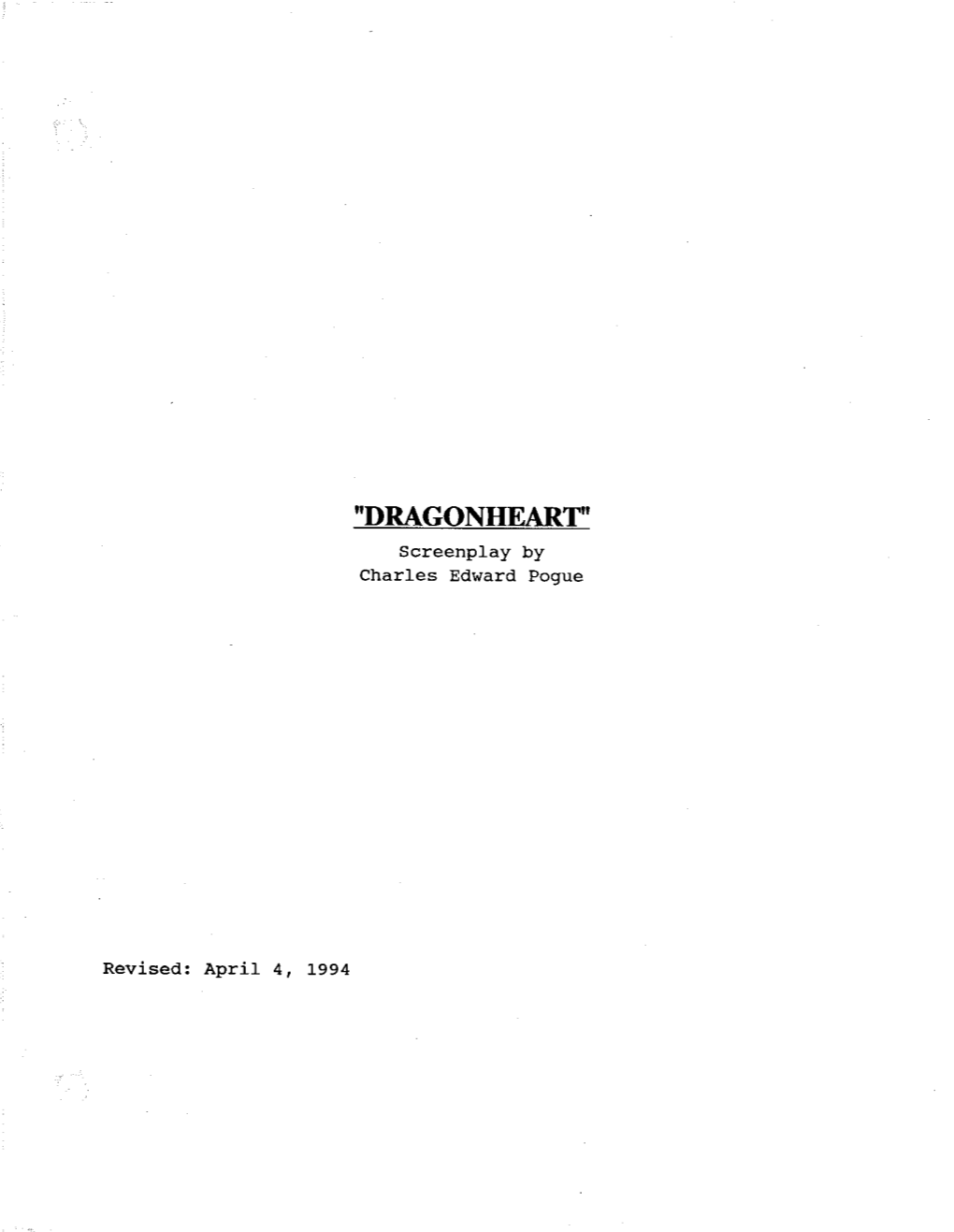 Dragonheart 1996