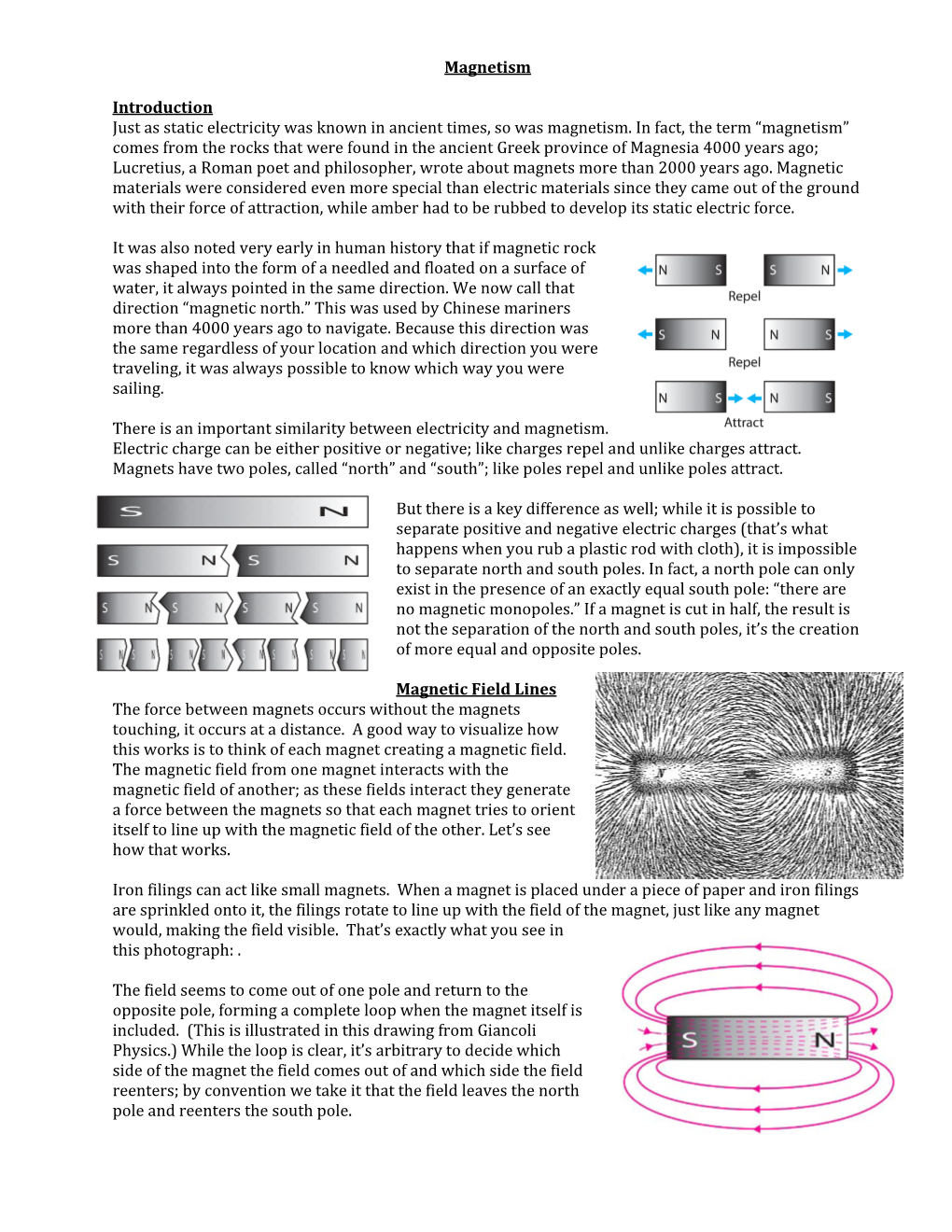 Electric Force and Field