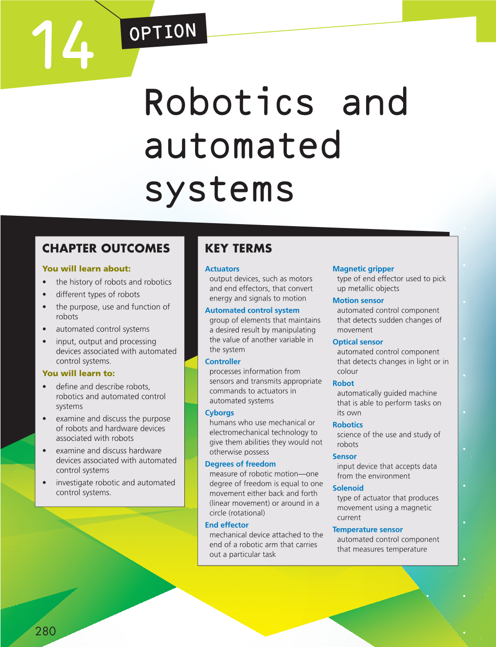 Robotics and Automated Systems