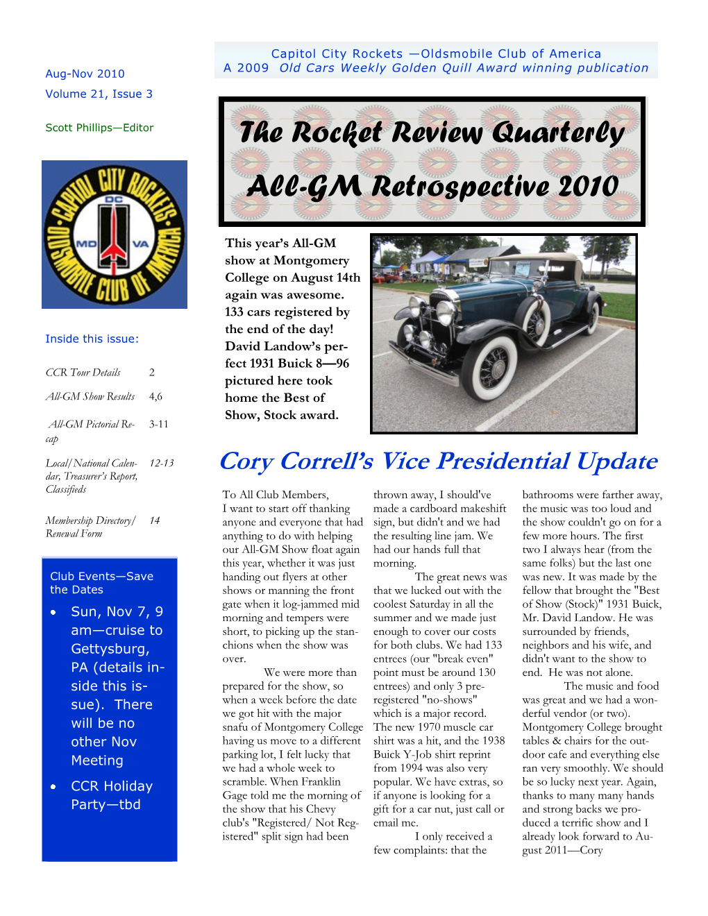 The Rocket Review Quarterly All-GM Retrospective 2010
