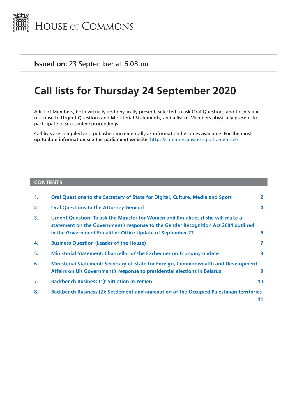 View Call List PDF File 0.07 MB