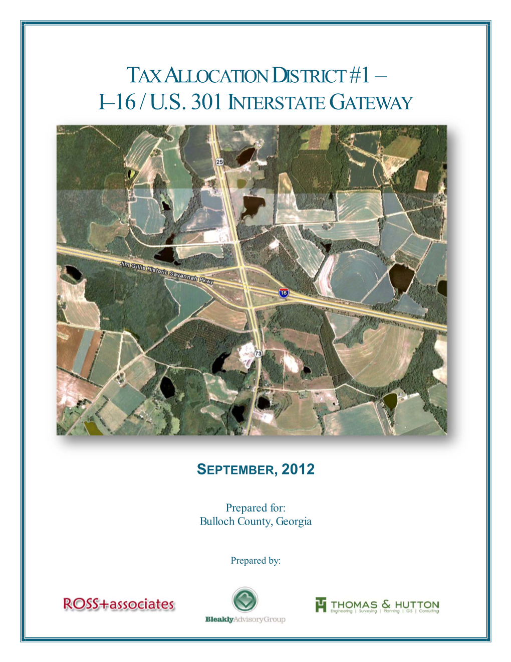 Tax Allocation District #1 – I–16 / U.S